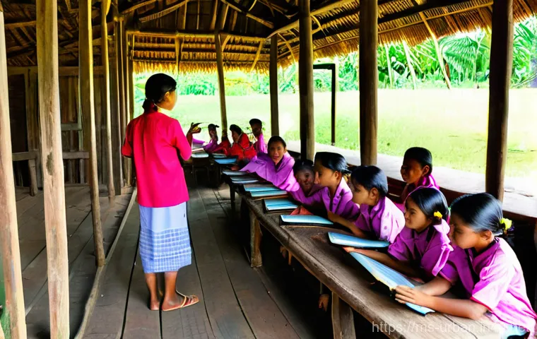 지속가능한 도시개발 목표 SDGs - ### Image Prompt 1: Quality Education (SDG 4) - Bridging the Digital Divide in Rural Malaysia 지속가능한 도시개발 목표 SDGs - ### Image Prompt 1: Quality Education (SDG 4) - Bridging the Digital Divide in Rural Malaysia